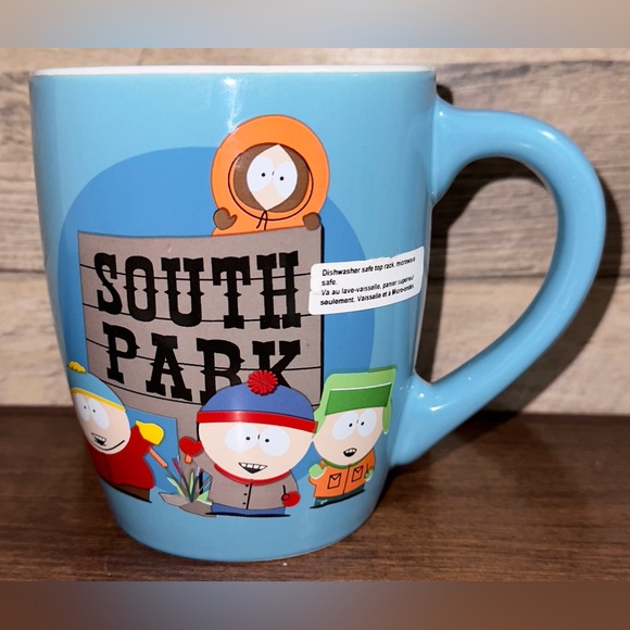 Silver Buffalo South Park Kids and Logo Jumbo Curved Ceramic Mug 25 Ounces - NEW - Picture 9 of 12
